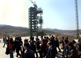 北朝鮮のミサイル発射場