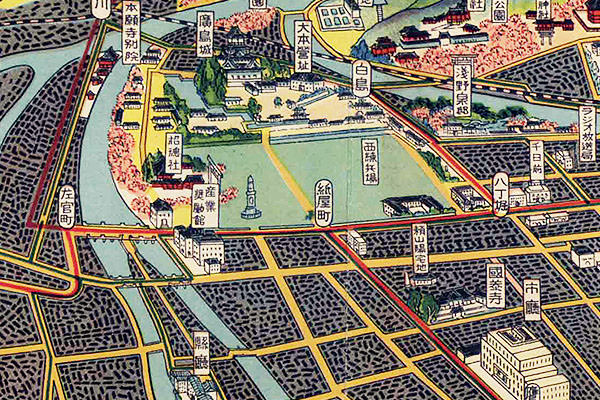 戦前の広島マップ（昭和10年）