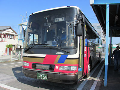 しずてつジャストライン浜岡営業所行きバス