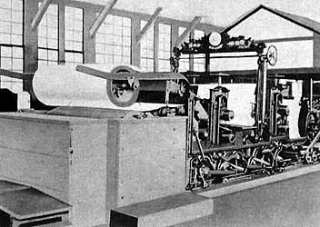 国産初の抄紙機