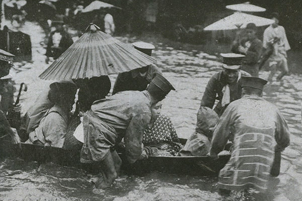 東京の大豪雨