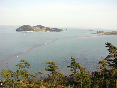 珍島の海割れ