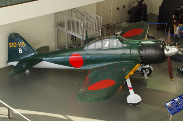 ゼロ戦62型（呉市海事歴史科学館）
