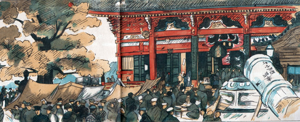 関東大震災/焼け残った浅草寺