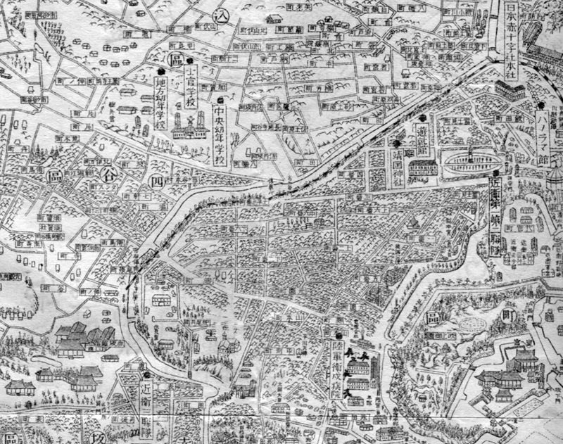 「東京市街全図」
